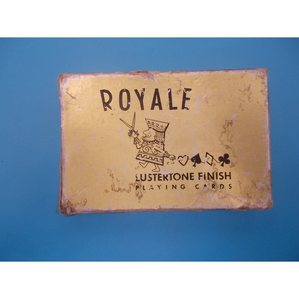 Vintage Royale Lustertone Finish Playing Cards Heines Publishing Co Minneapolis